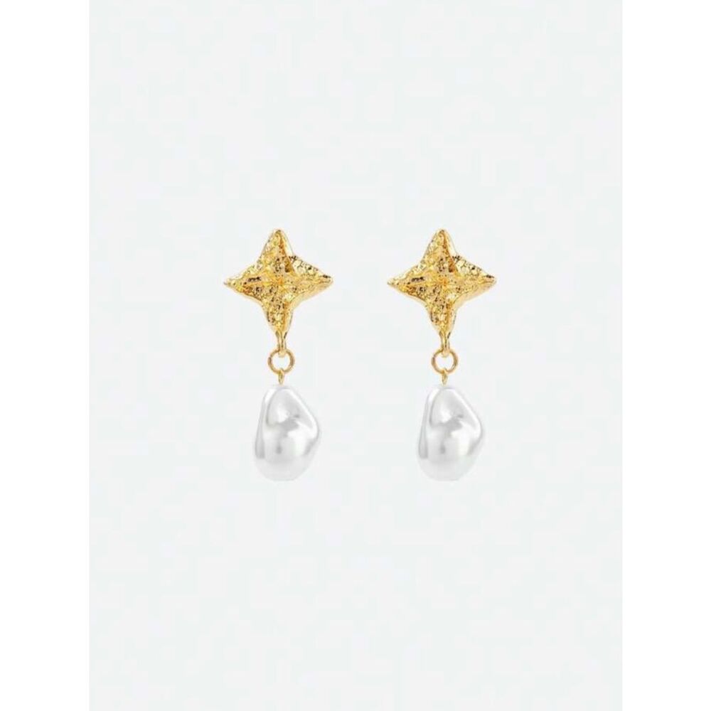 Pearl drop earrings N2049